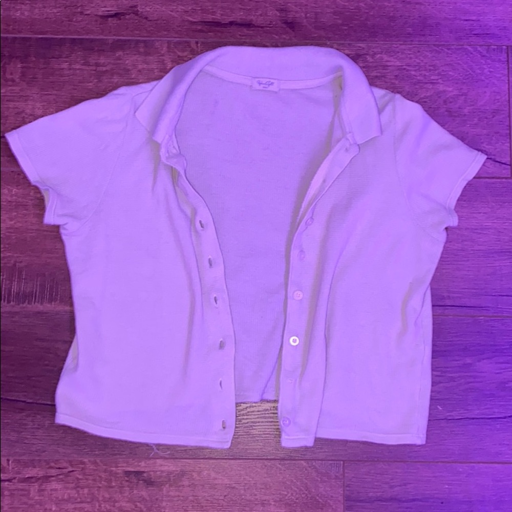 green  brandy melville crop top